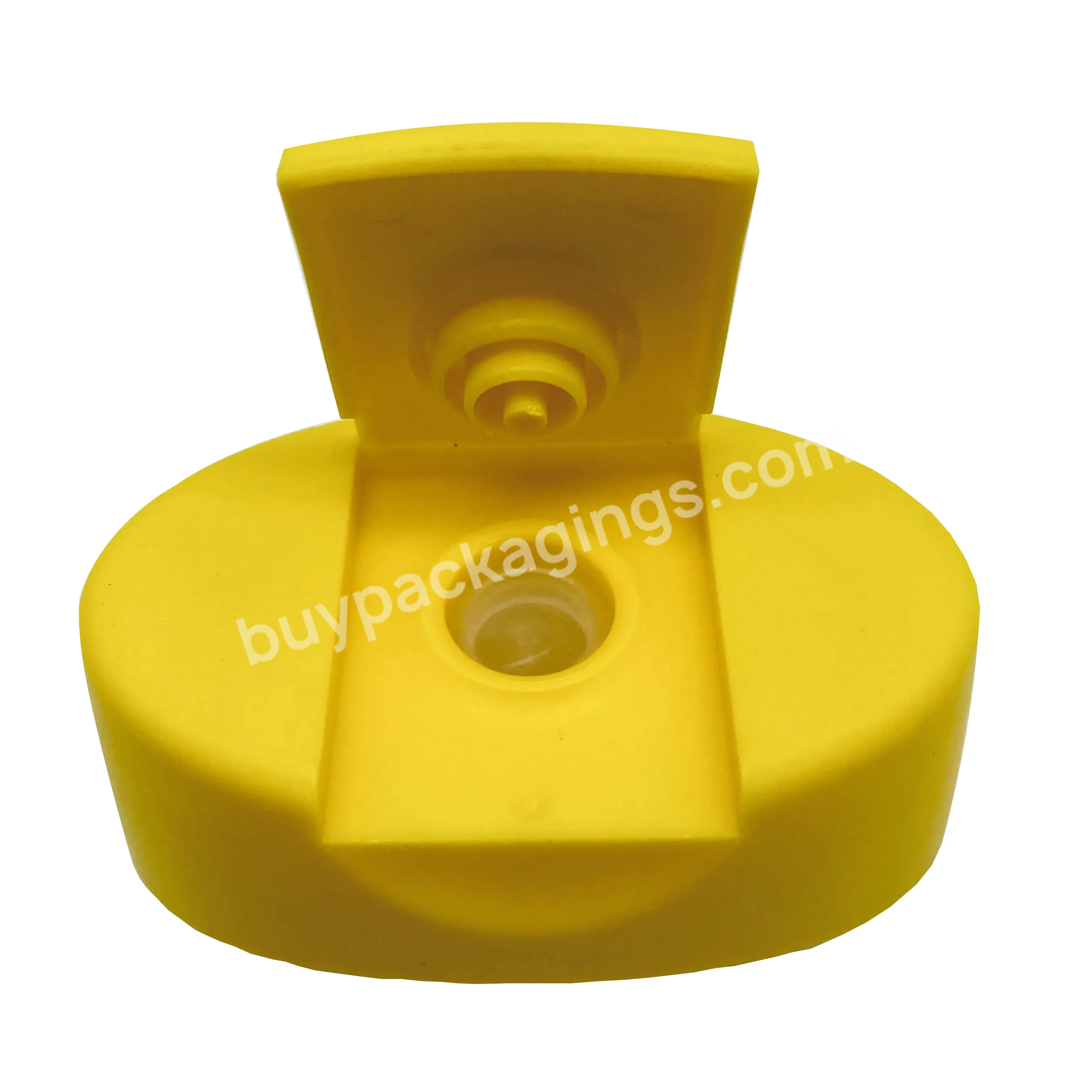 Yellow Flip Top Honey Cap With Silicone Value 28mm