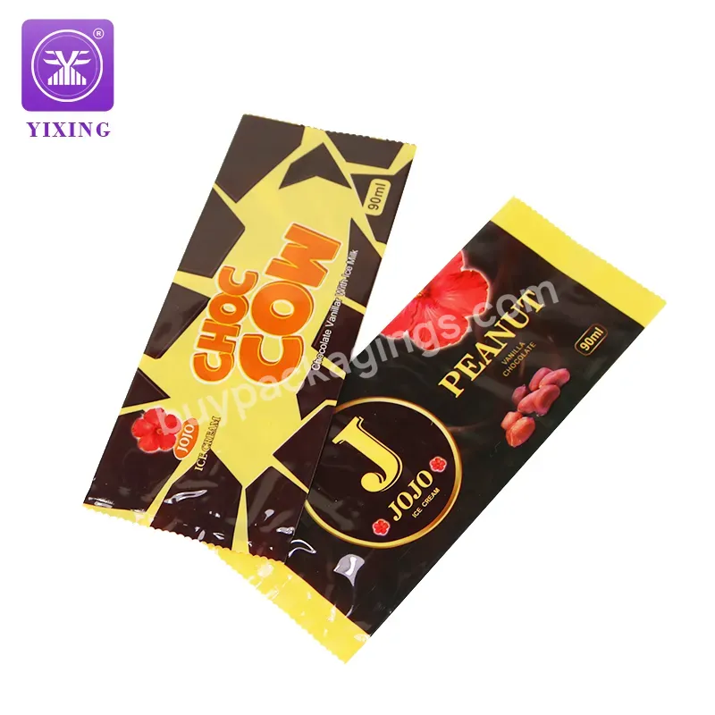 Yixing Custom Printed Logo Size Plastic Ice Cream Package Popsicle Packaging Bags