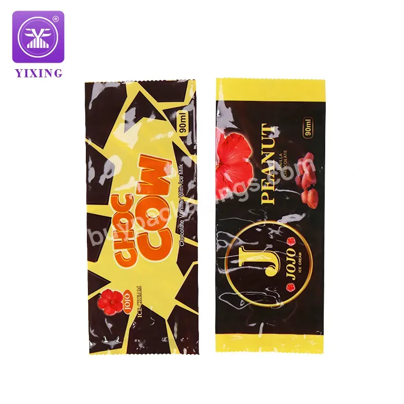 Yixing Custom Printed Logo Size Plastic Ice Cream Package Popsicle Packaging Bags