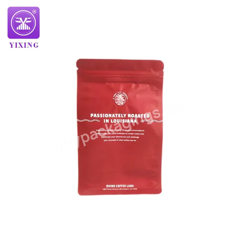 Yixing Customized Aluminum Foils Flat Bottom Coffee Bags With Value