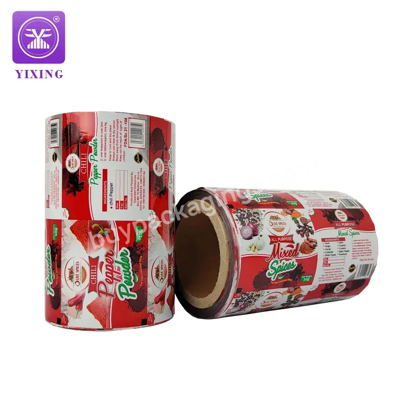 Yixing Laminated Plastic Roll Film Color Printed Roll Packaging Mylar Roll Stock For Potato Chips