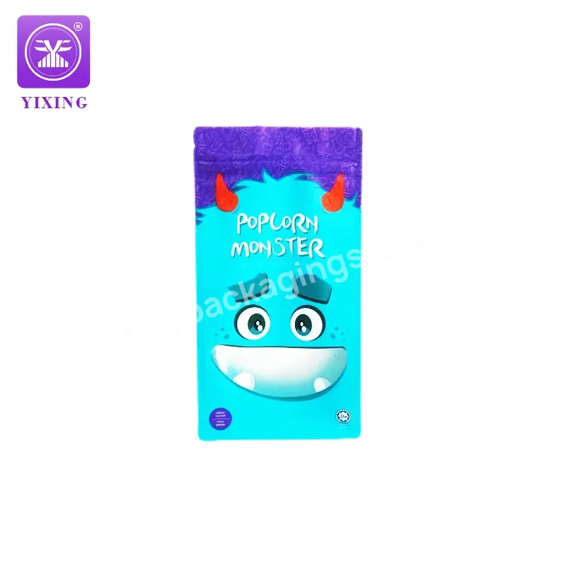 Yixing Logo Customized Heat Sealing Packs Plastic Zip Lock Aluminum Flat Bottom Pouch