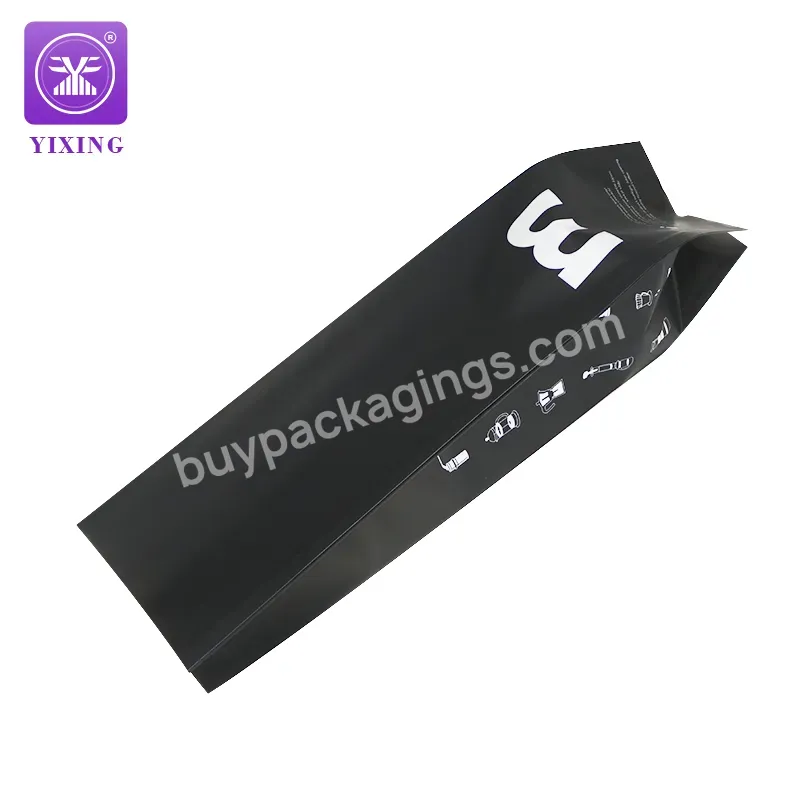 Yixing Matte Gusset Sealed Pouch Coffee Bean Tea Packing Bag With Valve