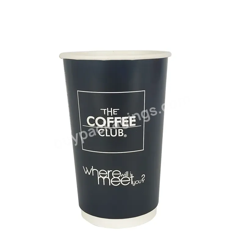 Yixing Oem/odm Vaso De Papel Customize Printing Kraft Paper Double Wall Cup Disposable Paper Cups For Coffee Tea Drinks