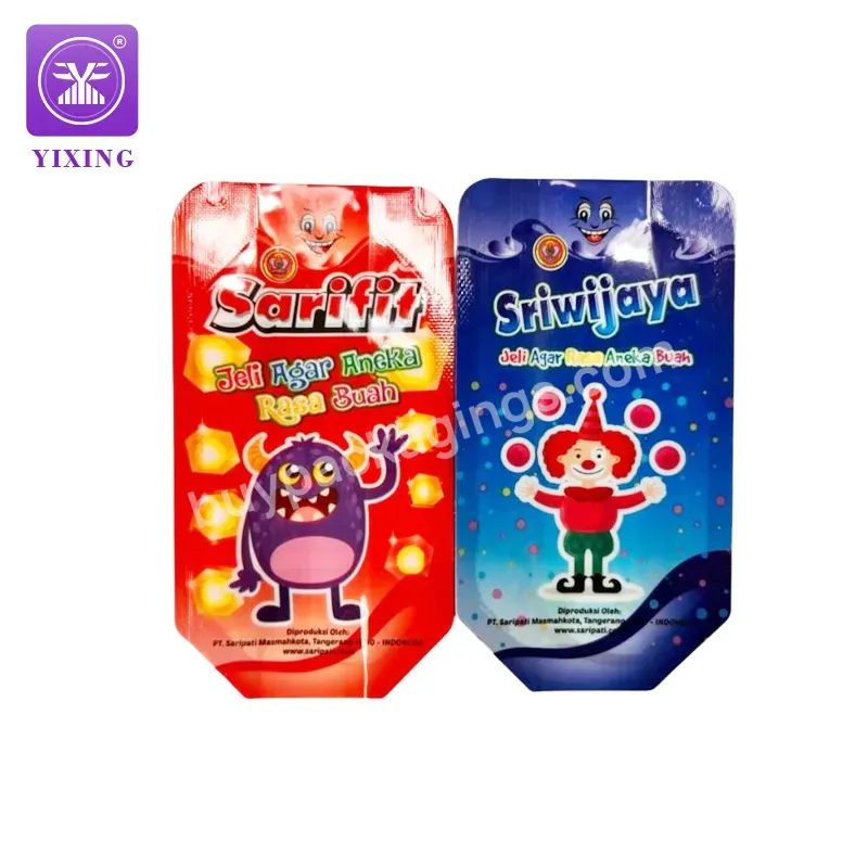 Yixing Packaging Pocket Gusset Bag For Juice Milk Food Liquid Packaging Custom Printing Sachet