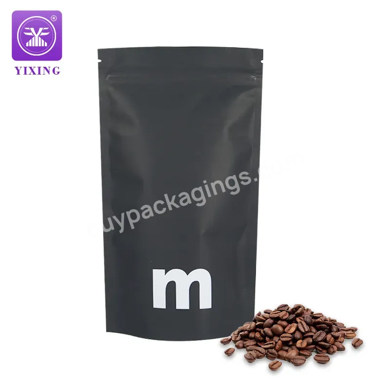 Yixing Stand Up Coffee Bag Aluminum Foil Zipper Freestanding Coffee Bag With Valve
