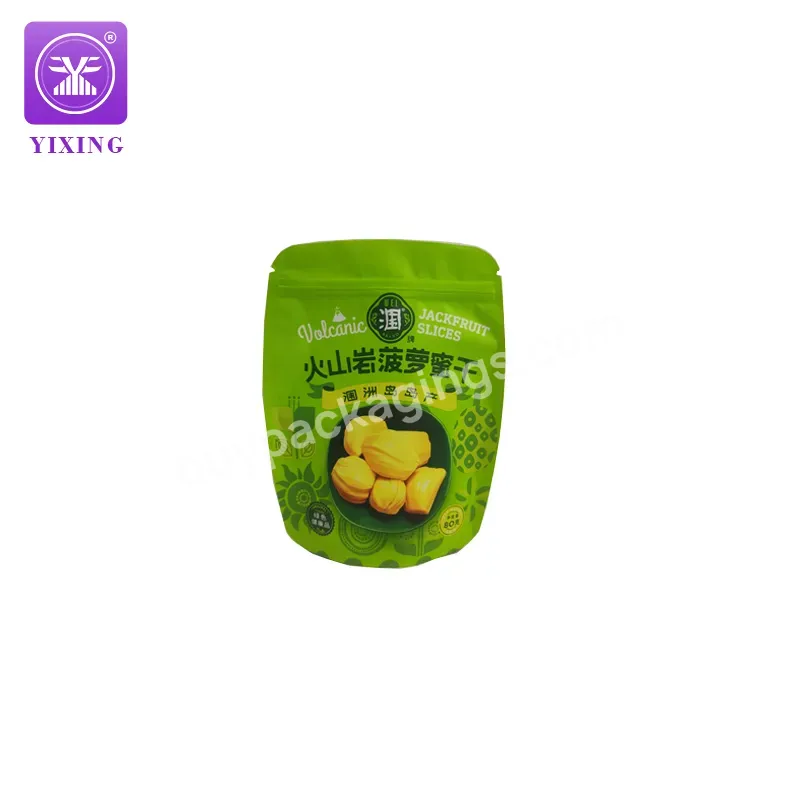 Yixing Wholesale Dried Jackfruit Food Packaging Heat Sealing Packs Plastic Stand Up Pouch