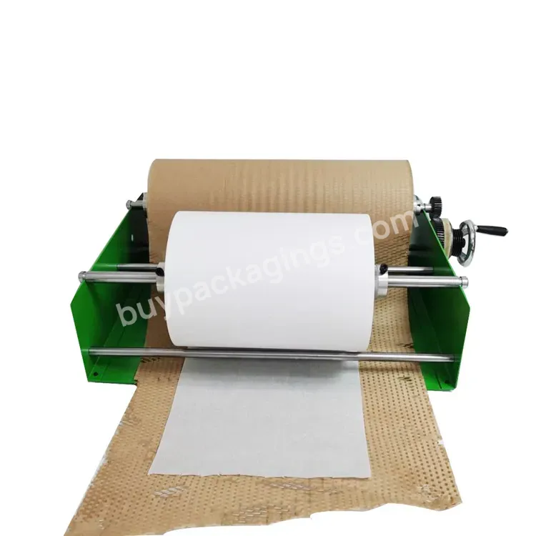 Yohpack Automatic Expands Honeycomb Paper Wrap Dispenser Machine Auxiliary Equipment Convenient Honeycomb Paper Cutting Machine - Buy Honeycomb Paper Dispenser,Honeycomb Paper Cutting Machine,Recyclable Packaging Honeycomb Paper Wrap Machine With Sin