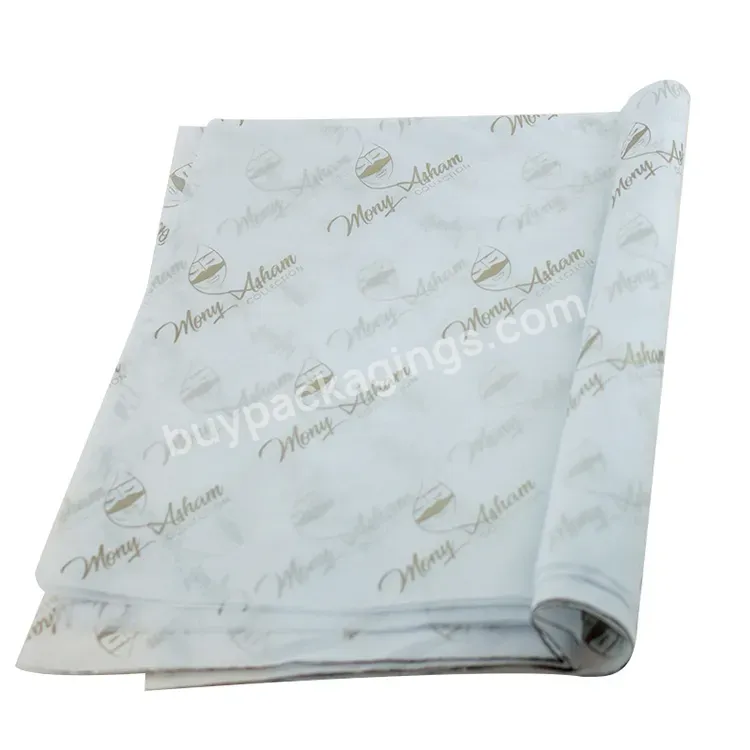 Yohpack Custom Logo Tissue Paper Cheap Low Moq Logo Printed Wrapping Tissue Paper Wholesale