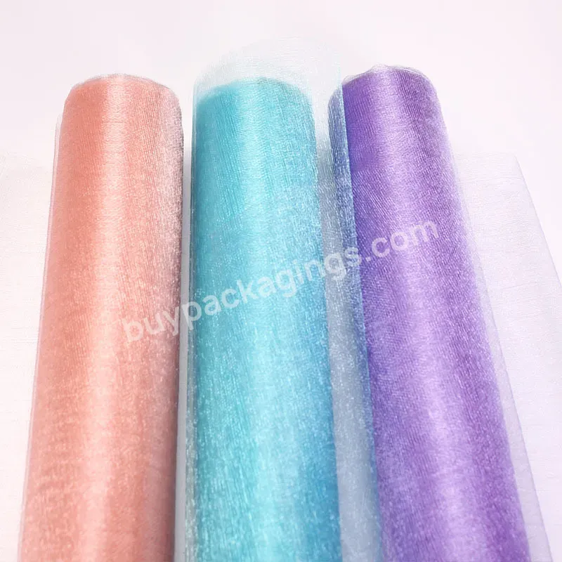 Yohpack Flower Packing Paper Pearl Snow Yarn Gauze Net Florist Wrapping Paper Waterproof Flower Wrapping Paper