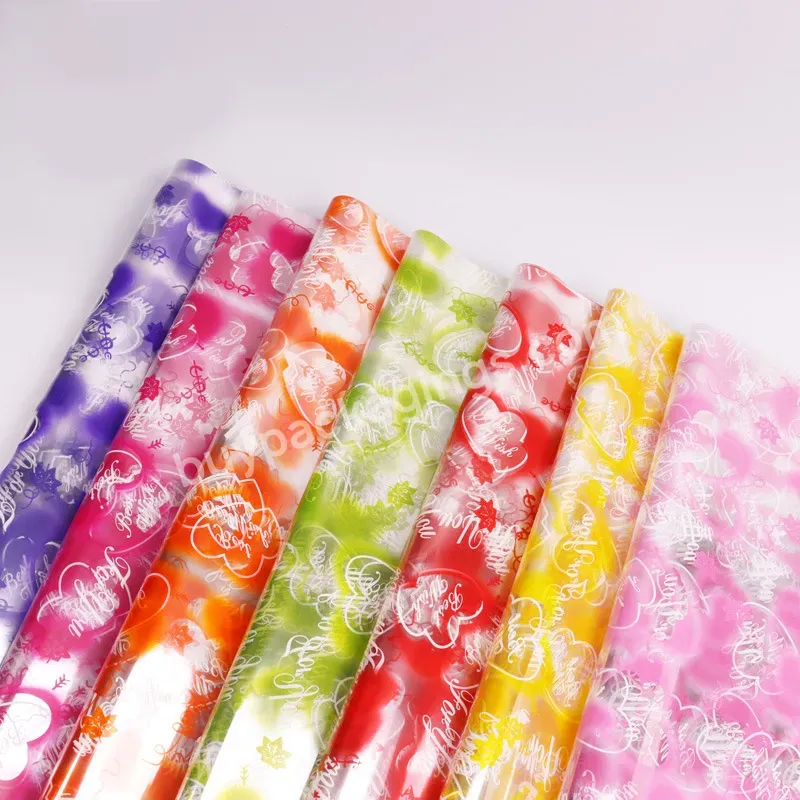 Yohpack Fresh Flower Bouquet Packaging Material Waterproof Gift Fruit Fancy Film Cellophane Wrapping Flower Paper