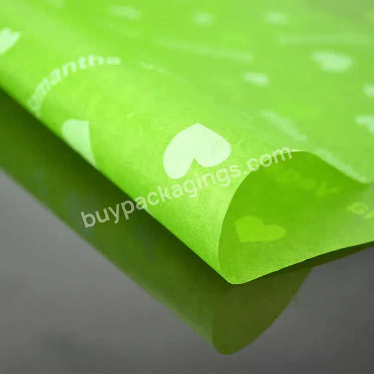 Yohpack Printing Logo Copy Paper Packaging Paper Grease Proof Moisture Proof Printing Paper