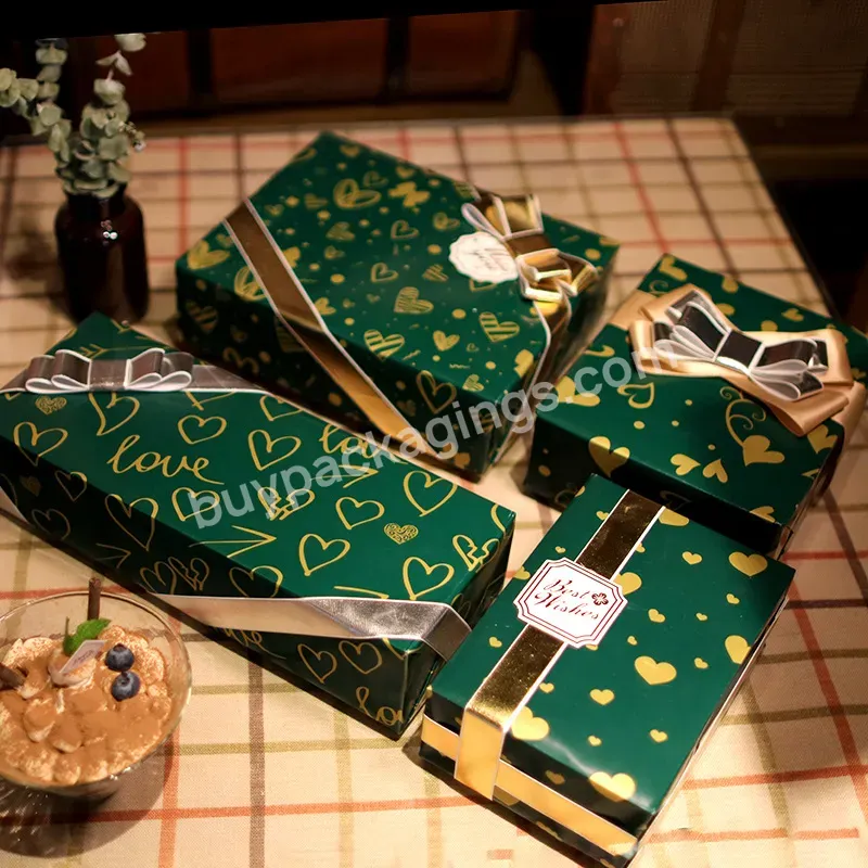 Yohpack Shinny Copper Paper Emerald Romantic Valentine's Day Print Gold Birthday Gift Wrapping Paper