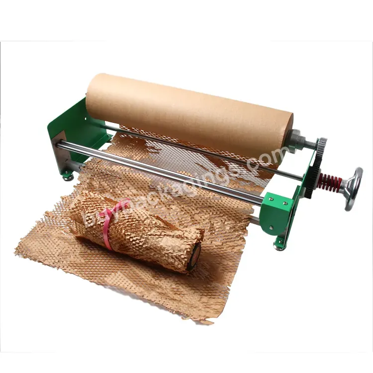 Yohpack Single Reel Paper Puller Machine Honeycomb Craft Paper Stretcher Convenient Honeycomb Paper Dispenser With Cutter Blade