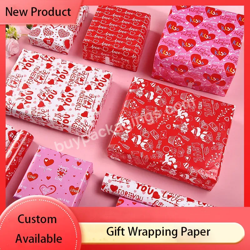 Yohpack Valentine's Day Birthday Gift Anniversary Gift Box Wrapping Flowers Bouquet Wrapping Paper