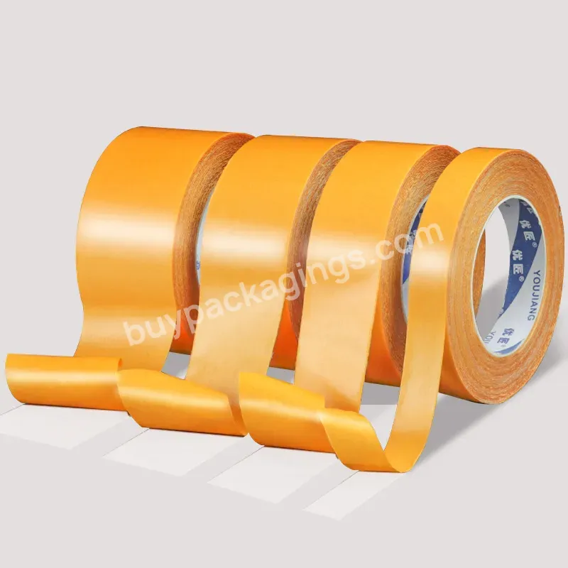 You Jiang Carpet Duct Tape High-viscosity Decorative Double Sided Cloth Fabric Duct Tape For Carpet Splicing