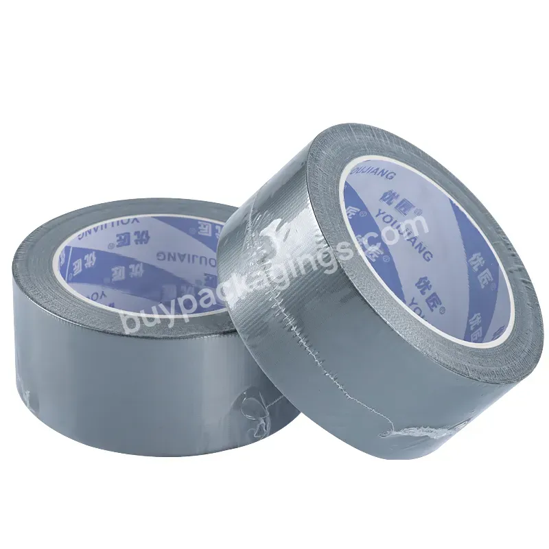 You Jiang Hot-melt Glue Design Silver Heavy Duty Fabric Adhesive Custom Print Duct Cloth Tape - Buy Cloth Duct Tape,Duct Tape Pvc,Duct Tape 50m.
