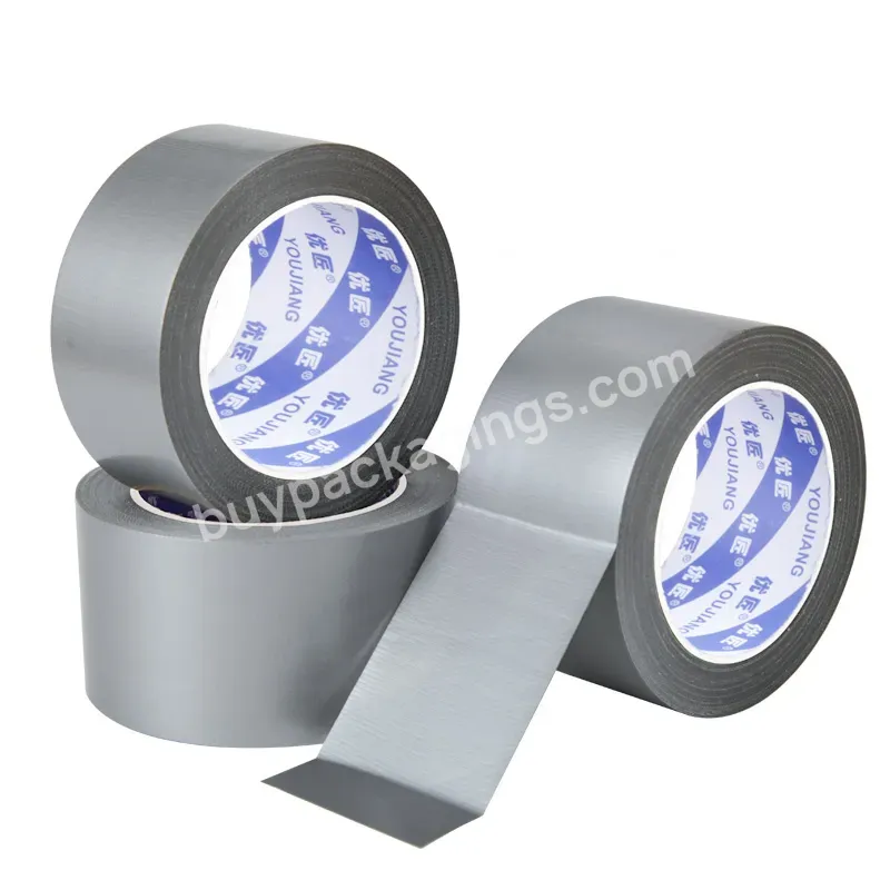 You Jiang Rubber Glue Heavy Duty Waterproof Branded Strong Adhesive Silver Fabric Floor Cloth Duct Tape - Buy Duct Tape Making Machine,Duct Tape Jumbo Roll,Pvc Duct Tapes.