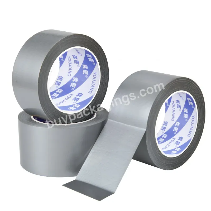 You Jiang Rubber Glue Heavy Duty Waterproof Branded Strong Adhesive Silver Fabric Floor Cloth Duct Tape