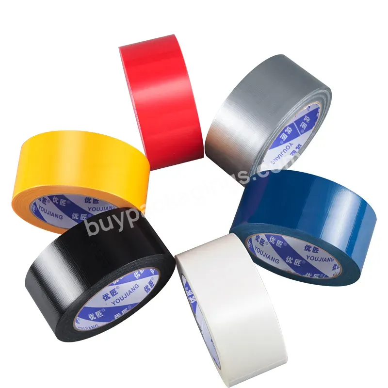 You Jiang Rubber Glue Heavy Duty Waterproof Branded Strong Adhesive Silver Fabric Floor Cloth Duct Tape - Buy Cloth Professional Printed Custom 27mesh Waterproof Manufacture Filament Heavy Duty Duct Tape,Single Seal Fabric Cotton Cloth Adhesive Whole
