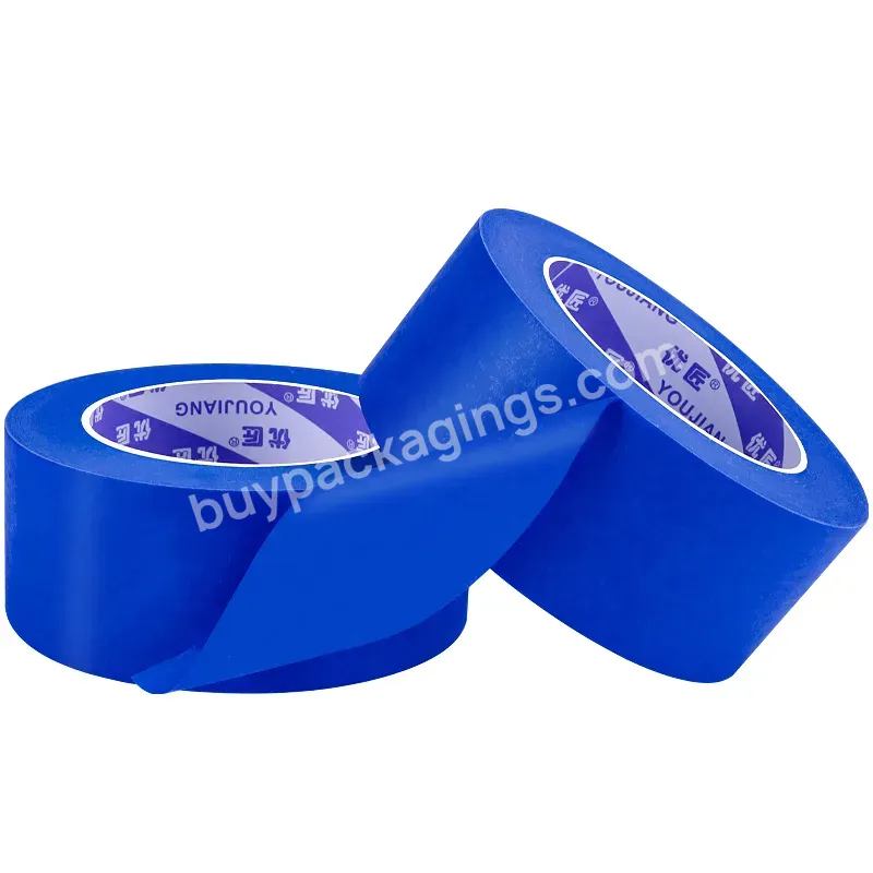 Youjiang Blue Uv Resistant 14 Day Clean Release Decorative Paper Masking Painters Washi Tape 2090