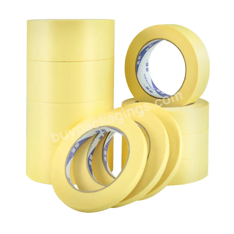 Youjiang Custom Or Standard Painters Crepe Paper Painters Adhesive Masking Tape