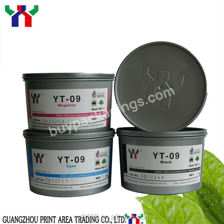 Yt-09 High Gloss Solvent Offset Printing Ink/sheet-fed Printing Eco-friendly Offset Soy Ink