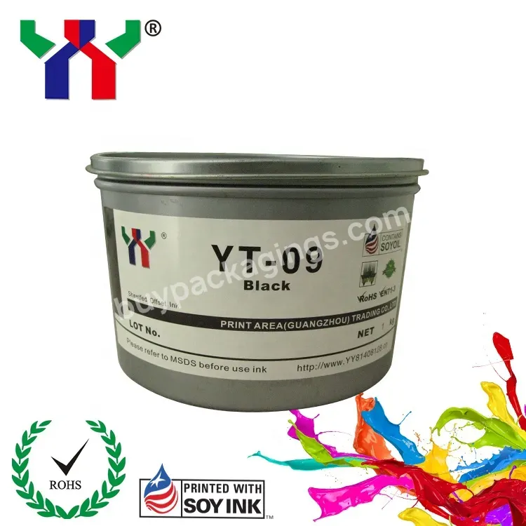 Yt-09 High Gloss Solvent Offset Printing Ink/sheet-fed Printing Eco-friendly Offset Soy Ink