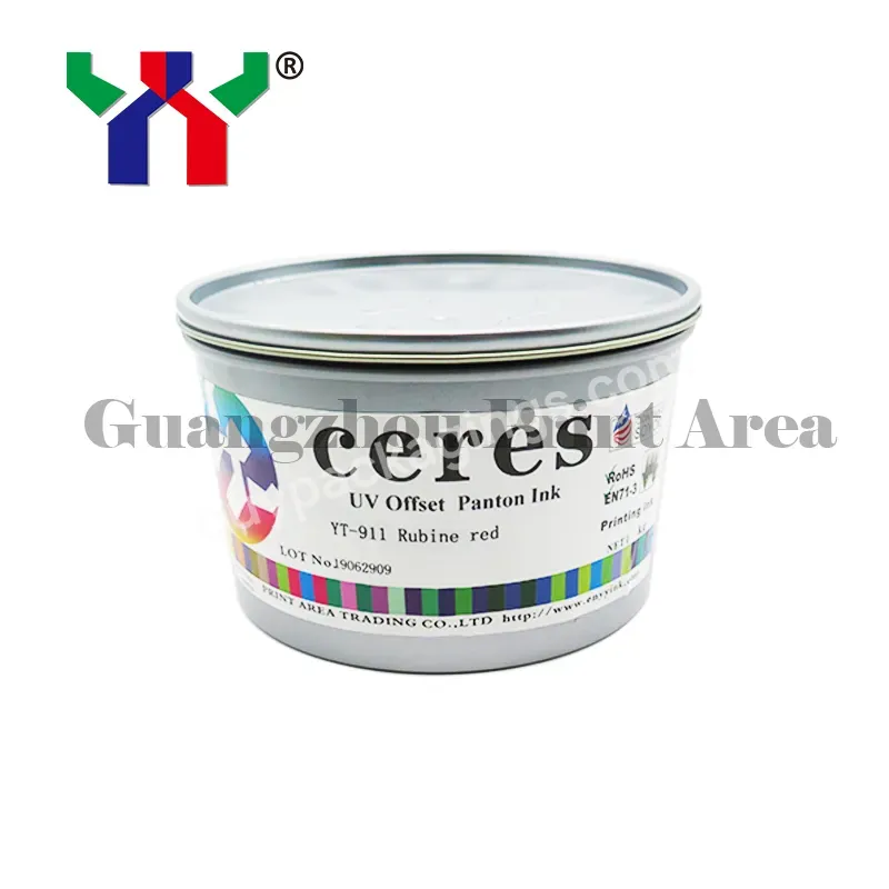 Yt-911 Rubine Red Pantone Soya Offset Printing Ink,1 Kg/can