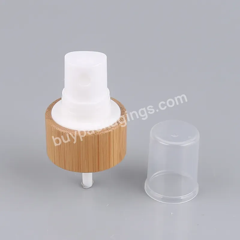 Yuyao 20/410 24/410 Plastic Wooden Bamboo Mist Sprayer Pump For Perfume Bottle - Buy Plastic Fine Mist Sprayer With Bamboo Collar,Mist Spray Pump For Perfume,Wooden Pump For Bottle Cap Packaging.