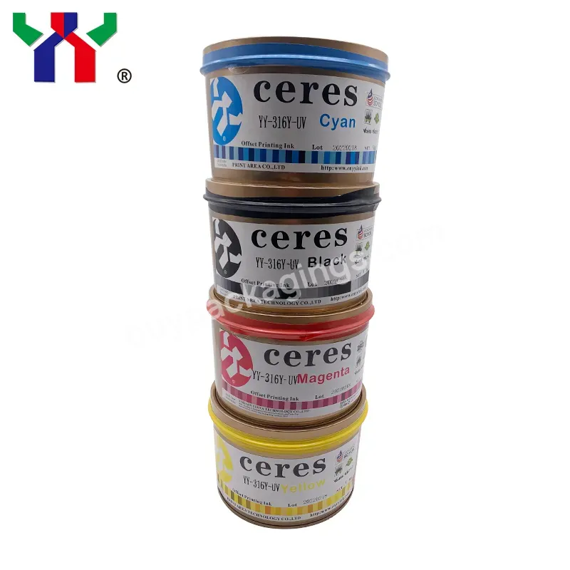 Yy-316 Ceres Offset Printing Uv Ink For Plastic,Cyan - Buy Uv Offset Ink,Ceres Ink,Offset Ink.