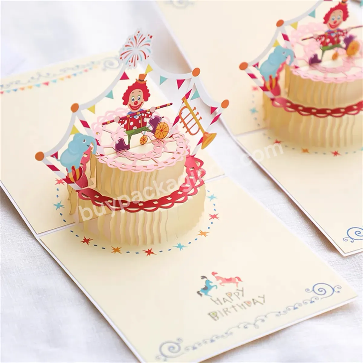 Zeecan 2023 New Design Product Fancy Pop Up Card Happy Birthday Mothers Day Valentines Day 3d Pop Up Greeting Cards