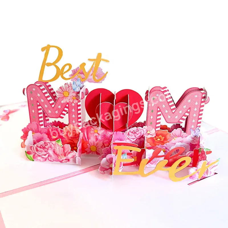 Zeecan 3d Hand-held Luxury Funny Mother's Day Holiday Greeting Card Suppliers Pop-up Greeting Card - Buy Pop Up 3d Cards Suppliers,Mother's Day Card Pop Up,Pop Up Thank You Cards.