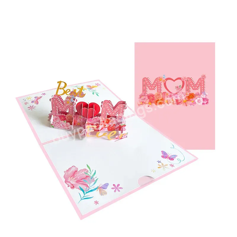 Zeecan 3d Hand-held Luxury Funny Mother's Day Holiday Greeting Card Suppliers Pop-up Greeting Card - Buy Pop Up 3d Cards Suppliers,Mother's Day Card Pop Up,Pop Up Thank You Cards.