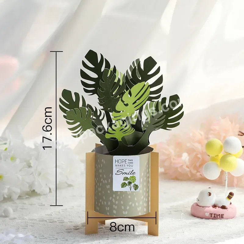 Zeecan Best Selling Elegant Monstera Deliciosa Liebm Life Sized Bouquet Flower Boxes Bouquets Exclusive 3d Pop Up Greeting Card - Buy Pop Up Flower Bouquet Dahlia,Greeting Cards With Dried Flowers,Custom Business Cards Greeting Card.