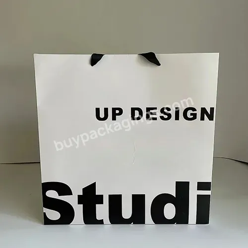 Zeecan Branded Artwork Studio Logo Designers Cute Paper Bag Cosmetic Packaging Bag Printed Paper Bags
