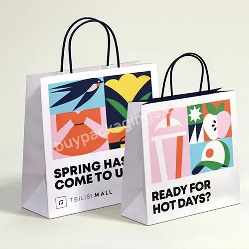 Zeecan Branded Artwork Studio Logo Designers Recycled Kraft Paper Bag Food Paper Bag White Kraft Paper Bag