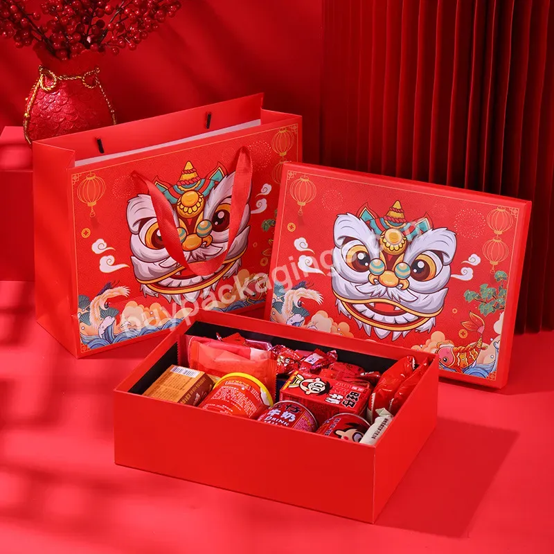 Zeecan Branded Design Bolsas Personalizadas Chinese New Year Gift Box Packaging Gift Box