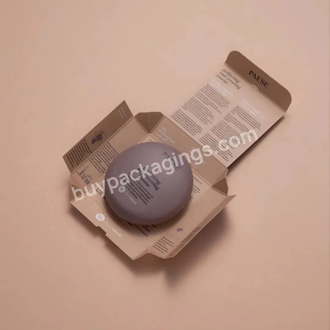 Zeecan Branded Design Portable Beauty Sponge Skincare Cream Cosmetic Paper Box Packaging Luxury