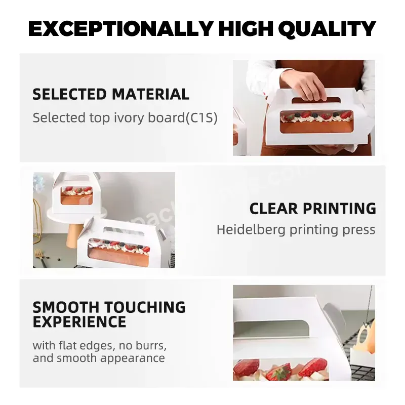 Zeecan Branded Packaging Design Kraft Box With Window House Shaped Gift Box Window Sweet Boxes Packaging