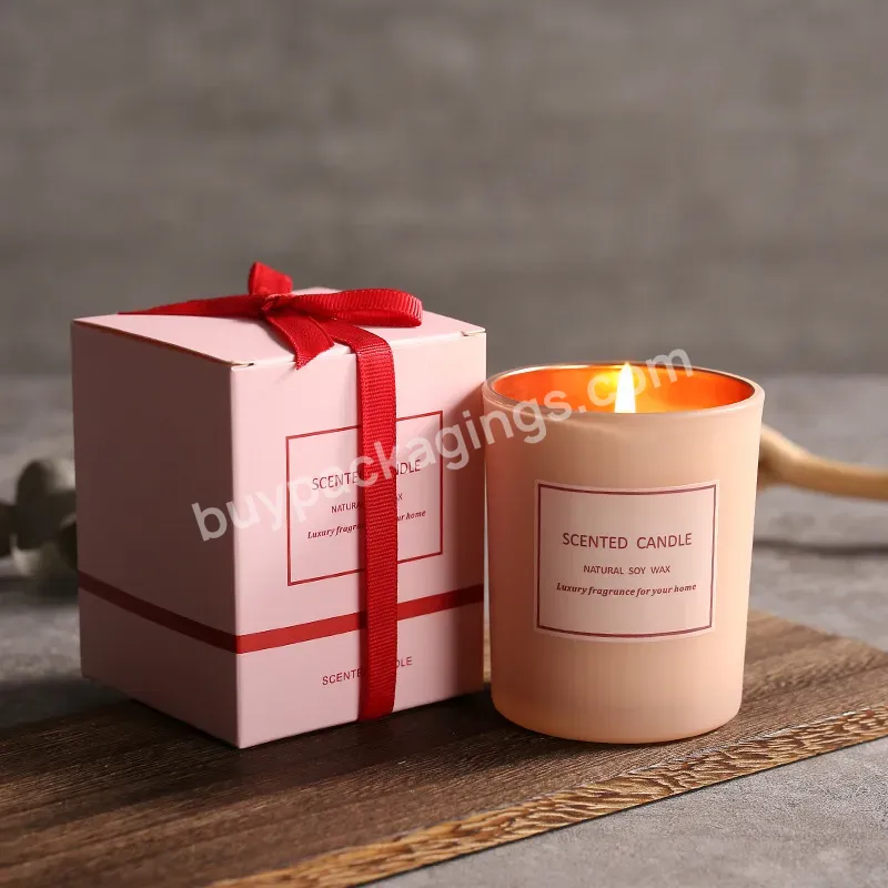 Zeecan Candle Packaging Luxury Candle Jars And Boxes Private Label Gift Box Packaging Customization Logo Cardboard Box