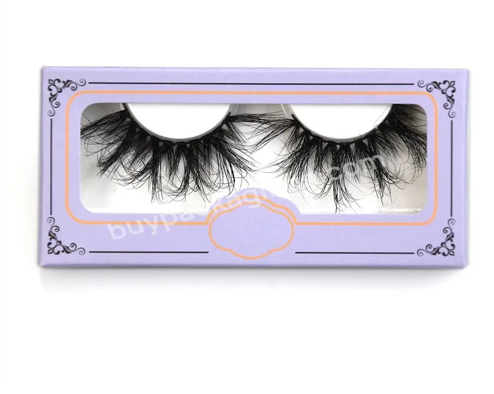 Zeecan Cardboard Paper Pink Makeup Cosmetic Eyelash Packaging Box Custom