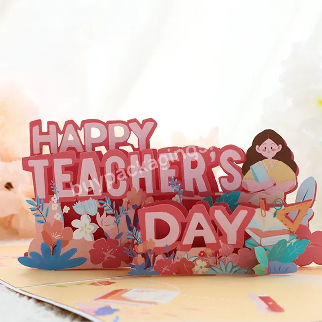 Zeecan China Manufacture 3d Pop Up Teachers' Day Card Graduation Greeting Cards Paper Folding 3d Invitation Cards - Buy 3d Pop Up Invitation Card,Pop Up Birthday Greeting Cards,Birthday 3d Pop Up Card.