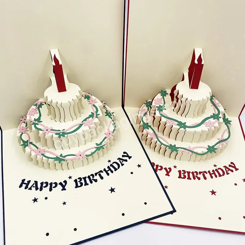 Zeecan China Manufacture Custom 3d Pop Up Cards Happy Birthday Decorating Gift Craft Postcard Cake Greeting Cards - Buy Handmade Greeting Card Designs,Sparkling Greeting Card Printing,Custom A6 Greeting Card.