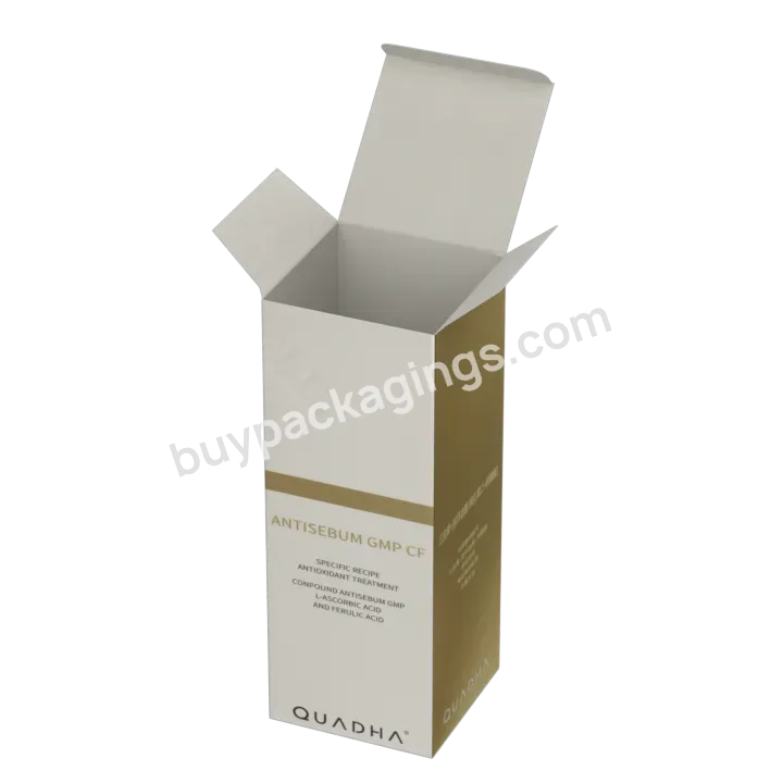 Zeecan Custom Lotion Boxes Essential Oil Reasonable Price Toothpaste Paper Skincare Box Packing Boxes