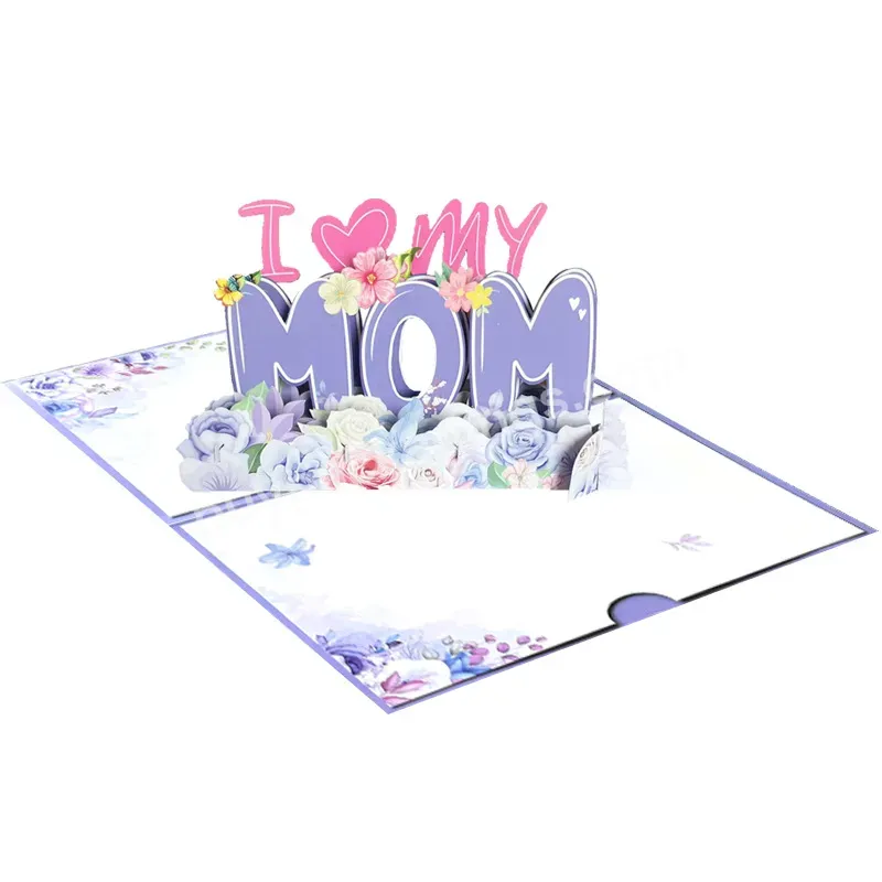 Zeecan Custom Mothers Day 3d Pop Up Flower Cards Custom Printing Paper Handmade Pop Up Greeting Cards With Envolpe - Buy 3d Pop Up Handmade Greeting Cards,Custom Greeting Card Suppliers,Standard Occasion Greeting Cards.