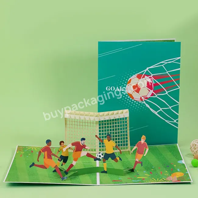 Zeecan Custom Printing Football Club Stadium Pop Up Holidays Card Graduation Decoration Gift 3d Greeting Card - Buy Football Club Stadium Pop Up Card,Pop Up Greeting Card Box,Greeting Card 3d Pop Up.