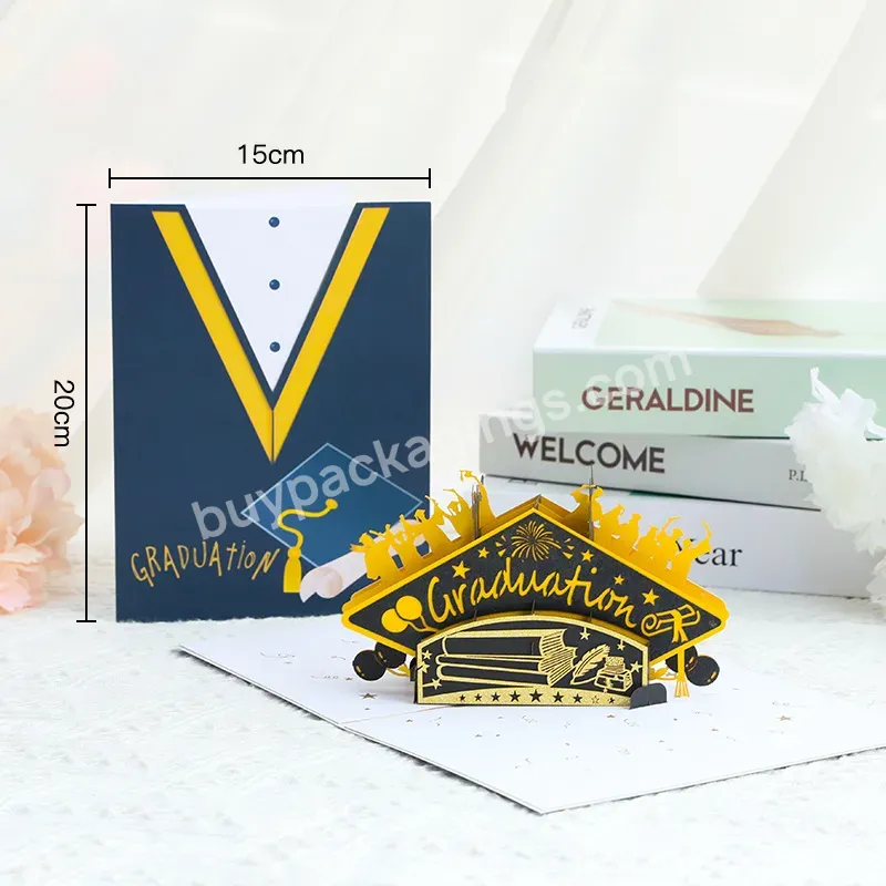 Zeecan Customised Thanks Gift Party Birthday Invitation Letter Graduation Farewell 3d Pop Up Card Greeting Card - Buy Customised Greeting Cards,Bouquet Greeting Card,Farewell Greeting Card.