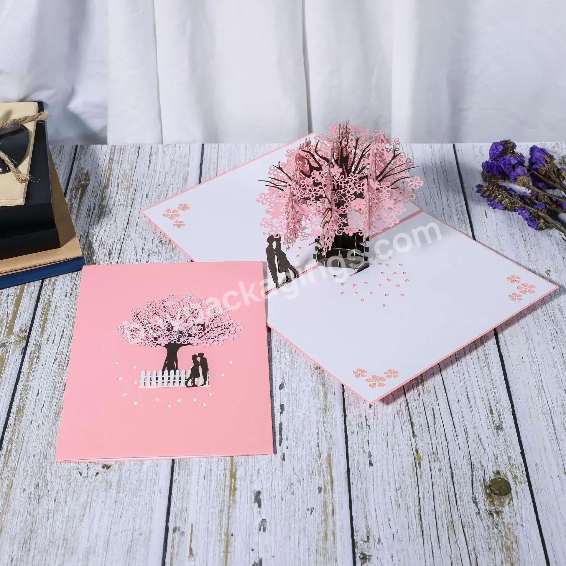 Zeecan Diy Postcards Gift Greeting Cards Graduation Party Decoration 3d Flower Pop Up Birthday Cards With Logo Greeting Card