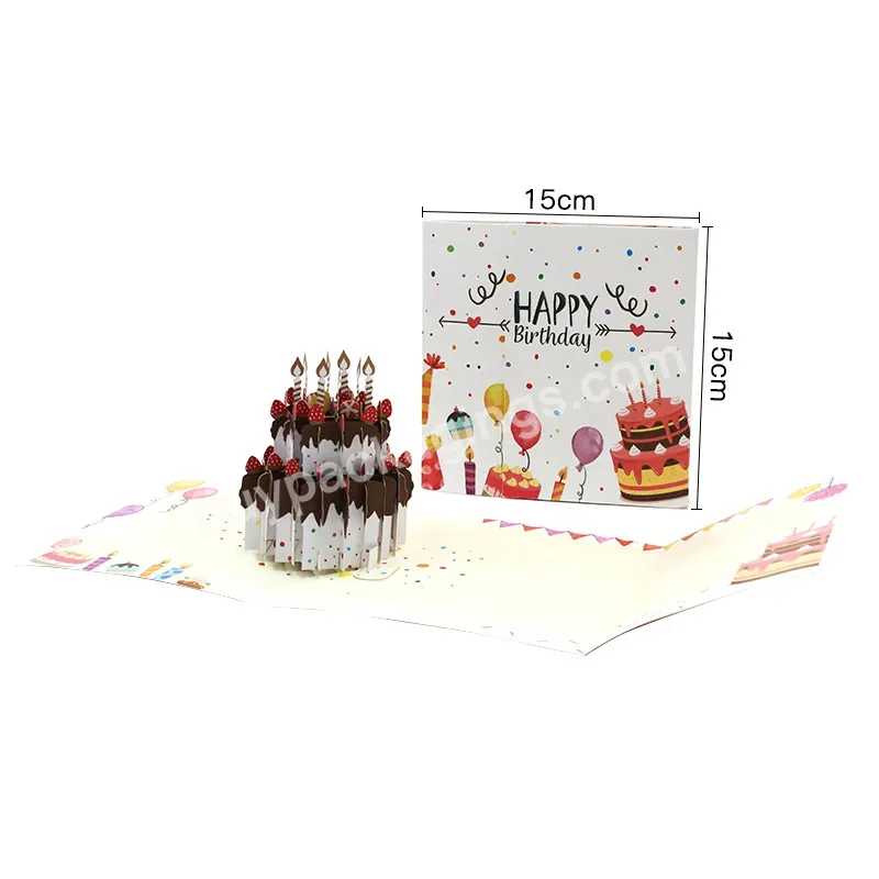 Zeecan Dream Cake Hardcover Greeting Cards Handmade Happy Birthday Wedding Invitation 3d Pop Up Card - Buy Greeting Cards Vietnam,Holiday Greeting Card,Order Greetings Card.